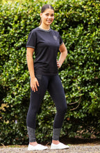 BARE Active Mesh Tee - Black