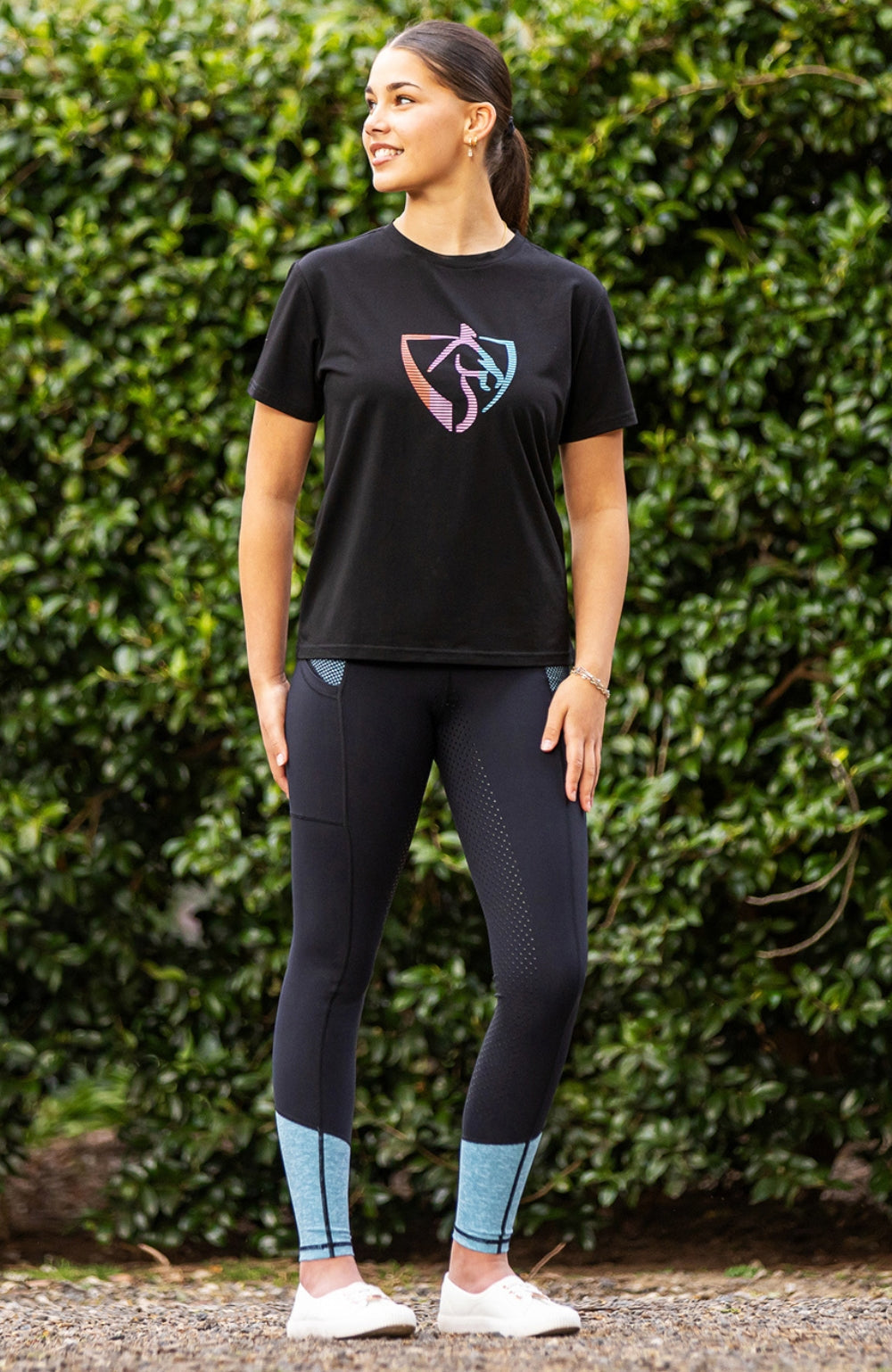 BARE Neon Logo T-Shirt - Black