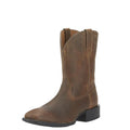 Roper Boots Ariat Heritage Wide Square Toe Brown Mens