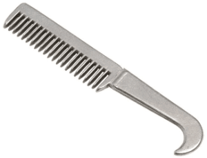 Aluminium Pulling Comb and Hoof Pick