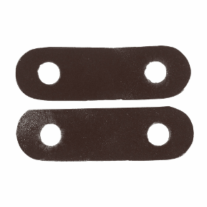 Zilco Peacock Iron Leather Straps - Pair