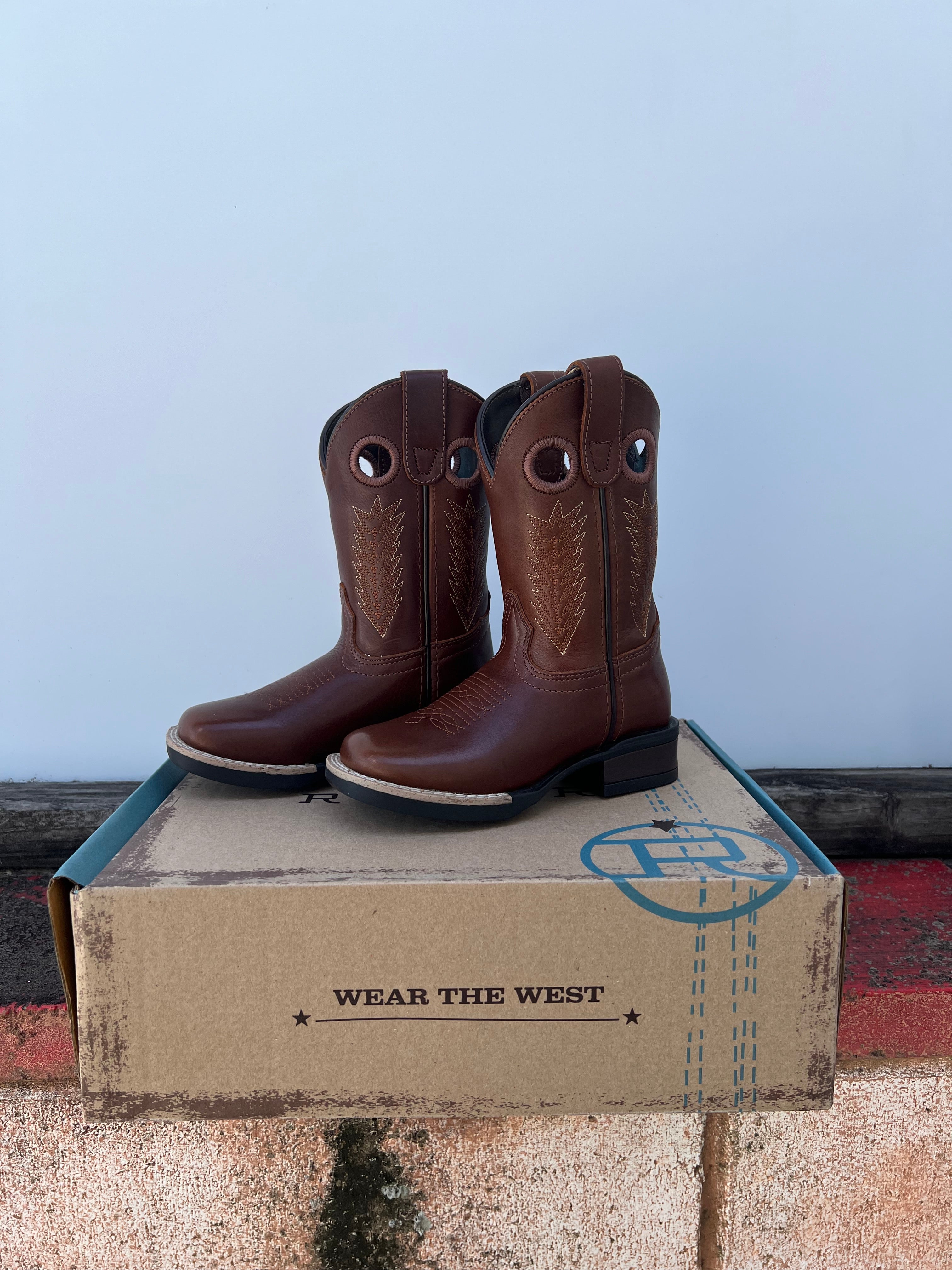 Roper Little Kids James Boots Tan