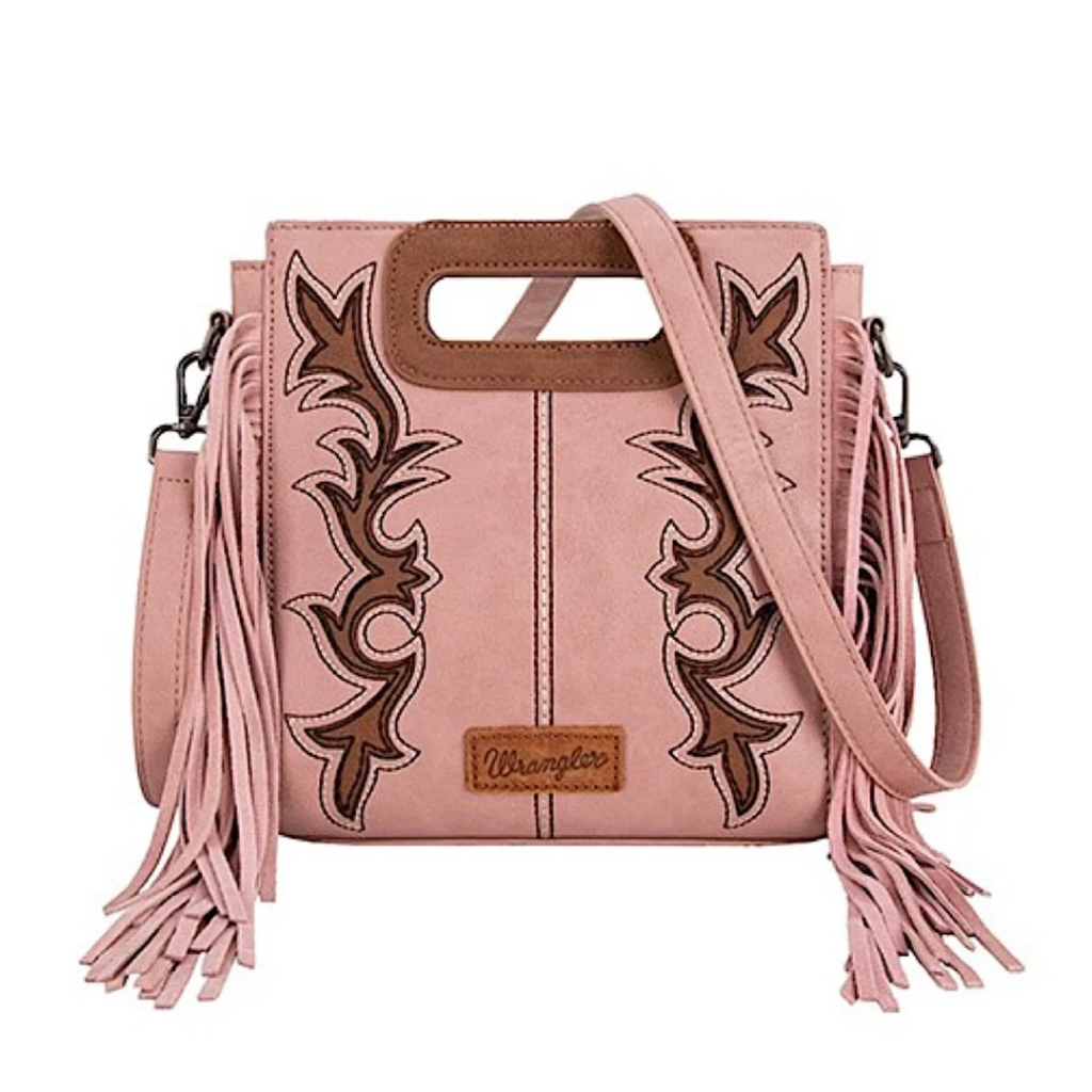 Wrangler Dallas Fringe Bag - Pink
