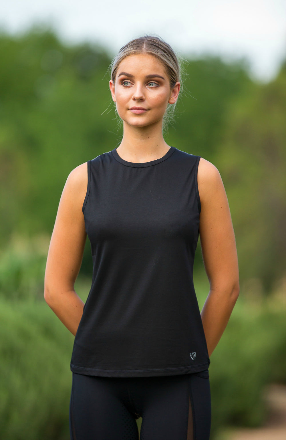 BARE Tank Top - Black/Black