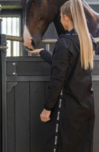 BARE Candace Lightweight Waterproof Long Jacket (Mesh Lined) - Black