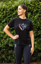 BARE Neon Logo T-Shirt - Black