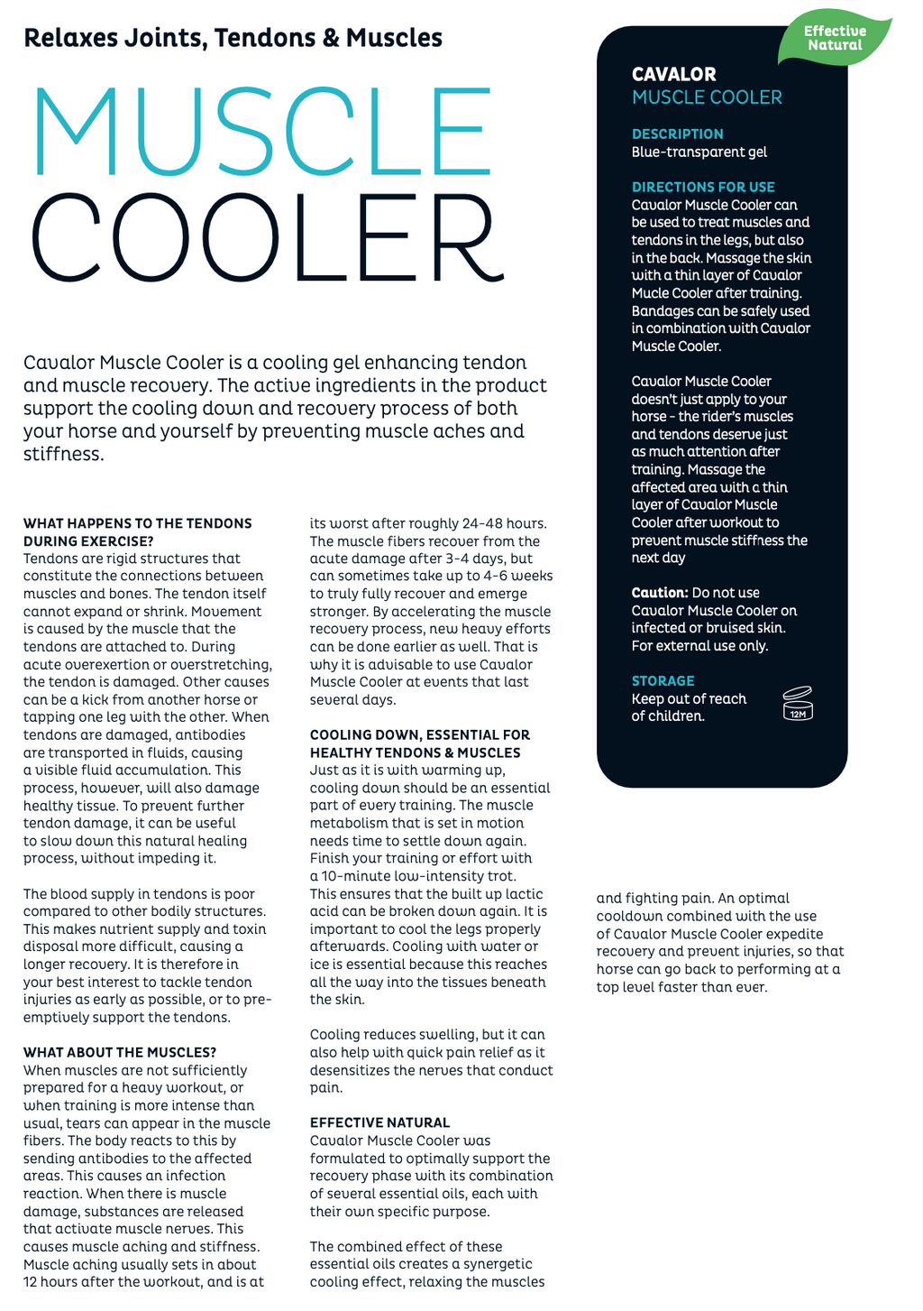 Cavalor Muscle Cooler