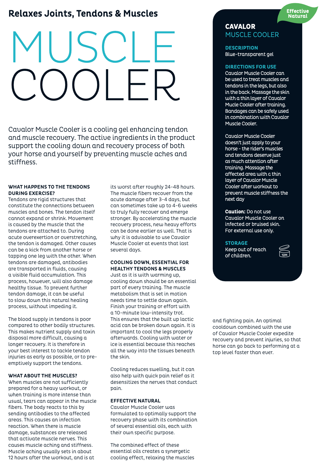 Cavalor Muscle Cooler