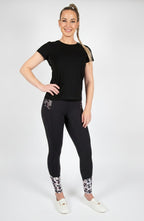 BARE Performance Riding Tights - Violet Noir