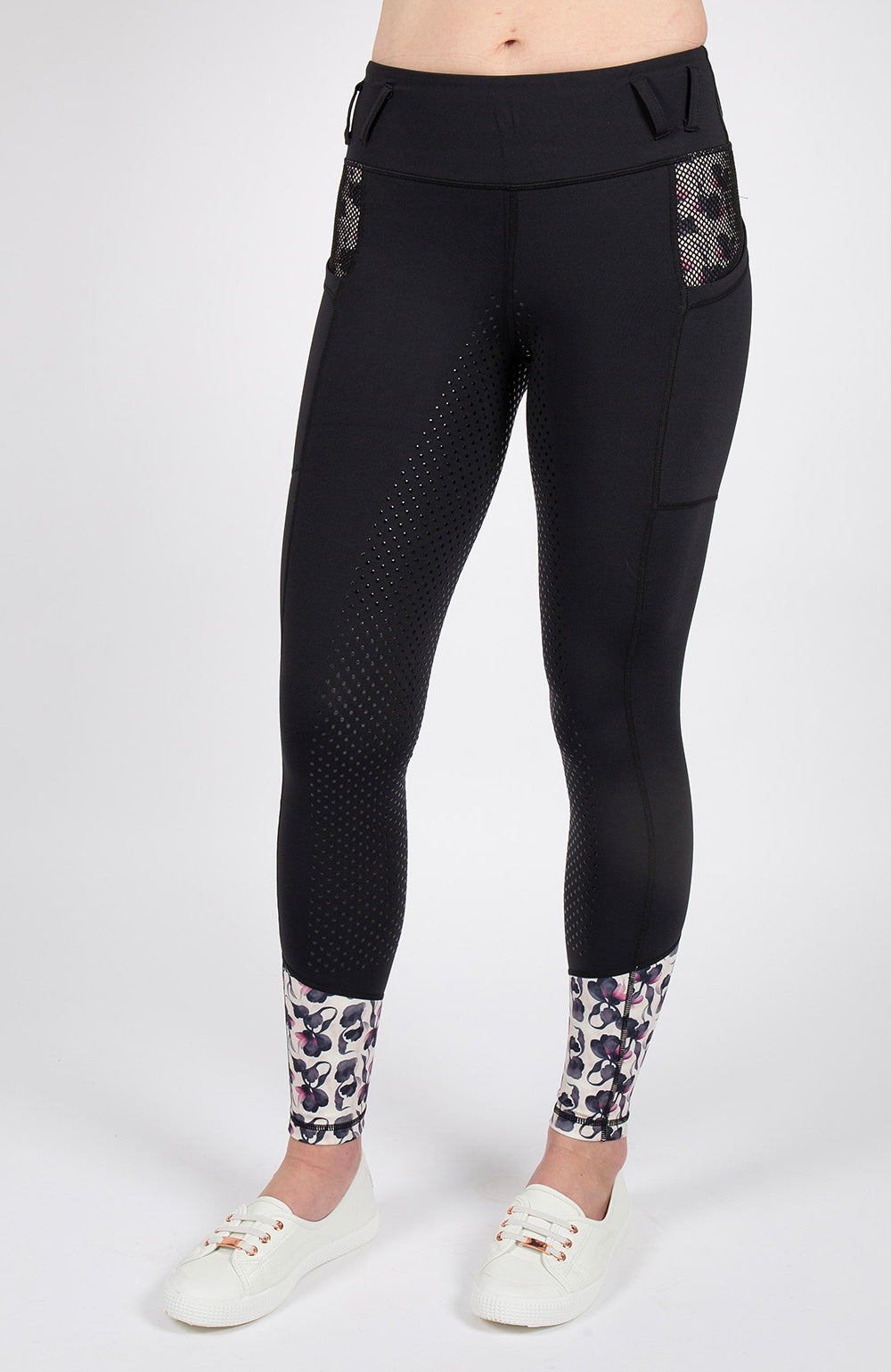 BARE Performance Riding Tights - Violet Noir