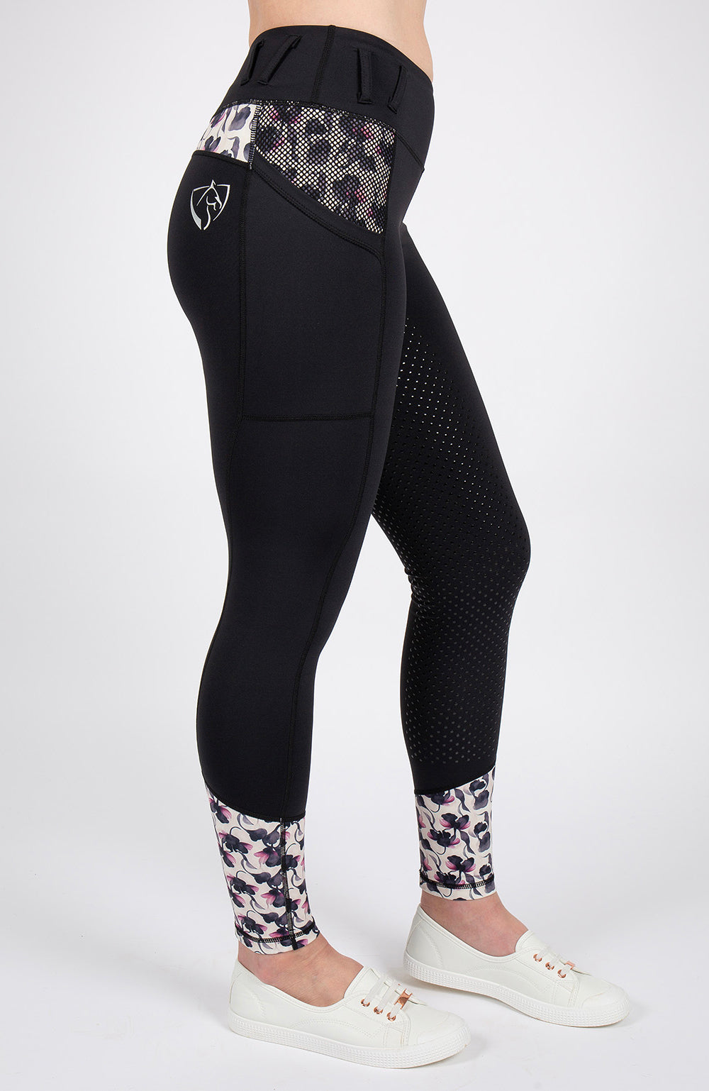 BARE Performance Riding Tights - Violet Noir