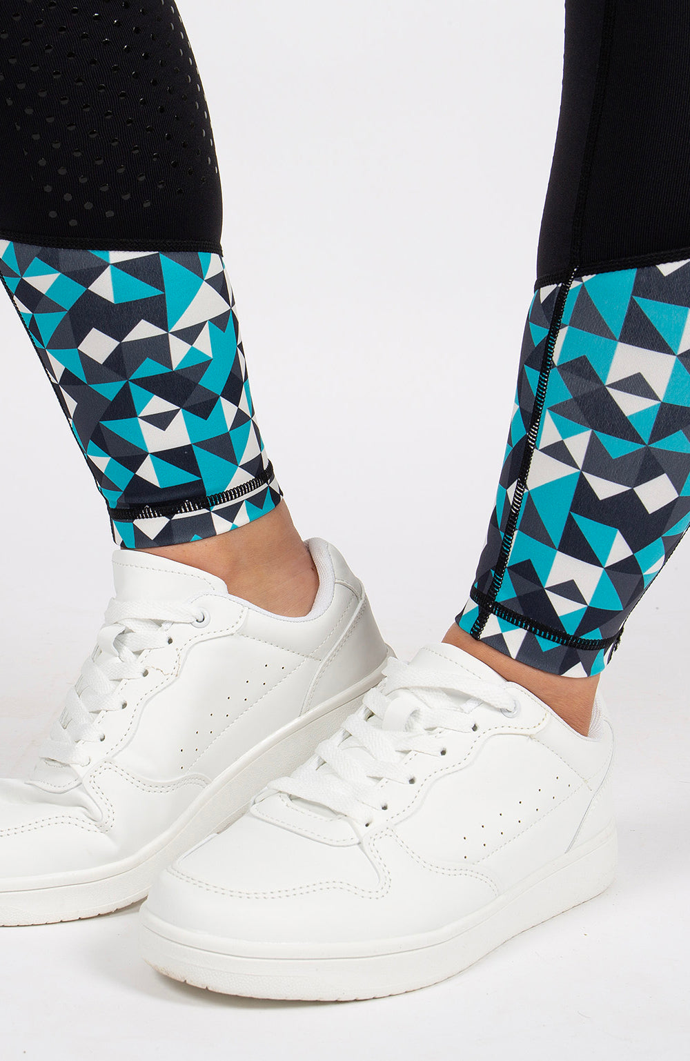 Youth Performance Riding Tights - Geo