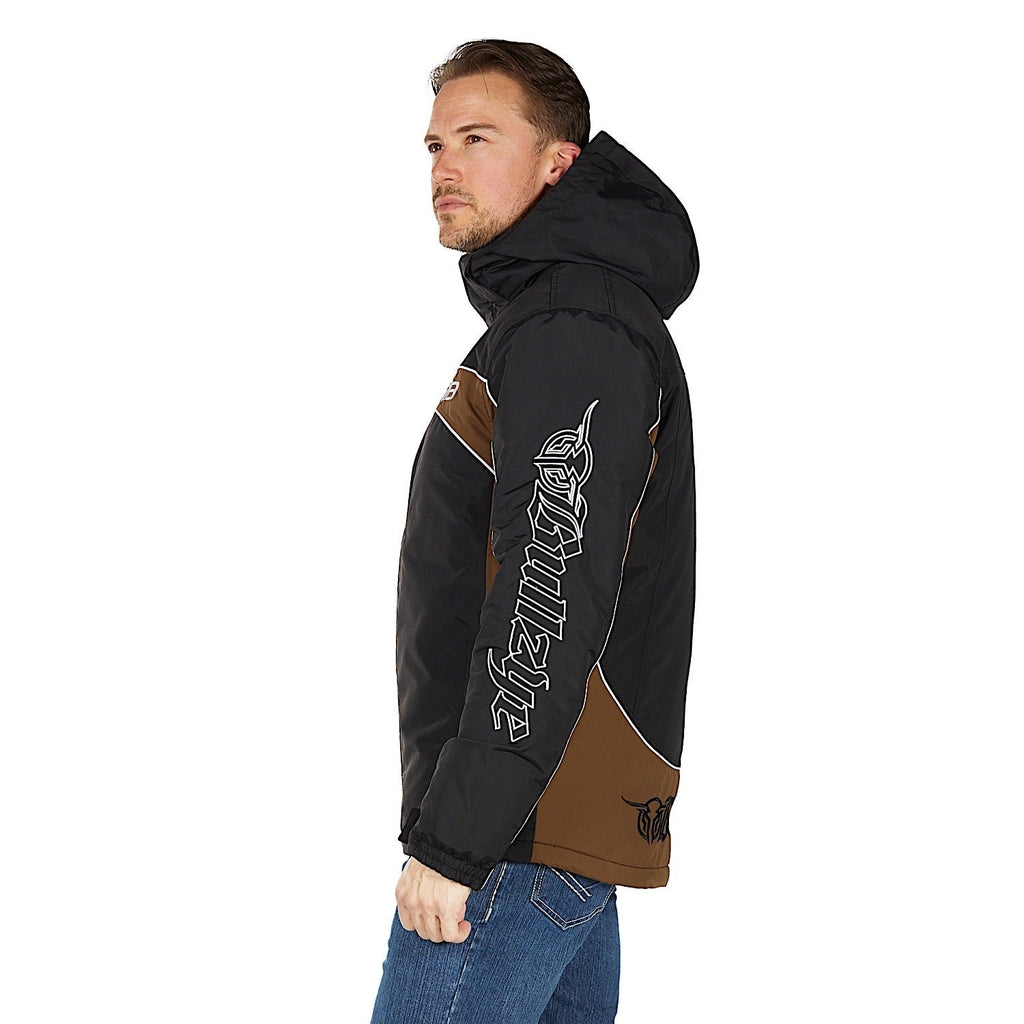 Bullzye Men's Bazooka Jacket - Black/Dark Tan