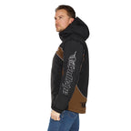 Bullzye Men's Bazooka Jacket - Black/Dark Tan