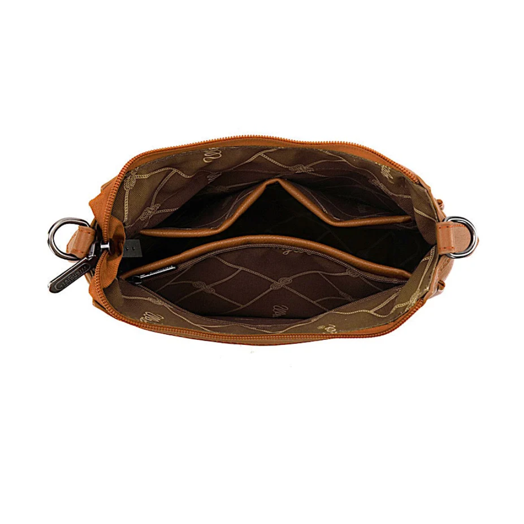 Wrangler Cilia Aztec Crossbody Bag - Tan