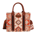Wrangler Macy Aztec Crossbody Bag - Tan