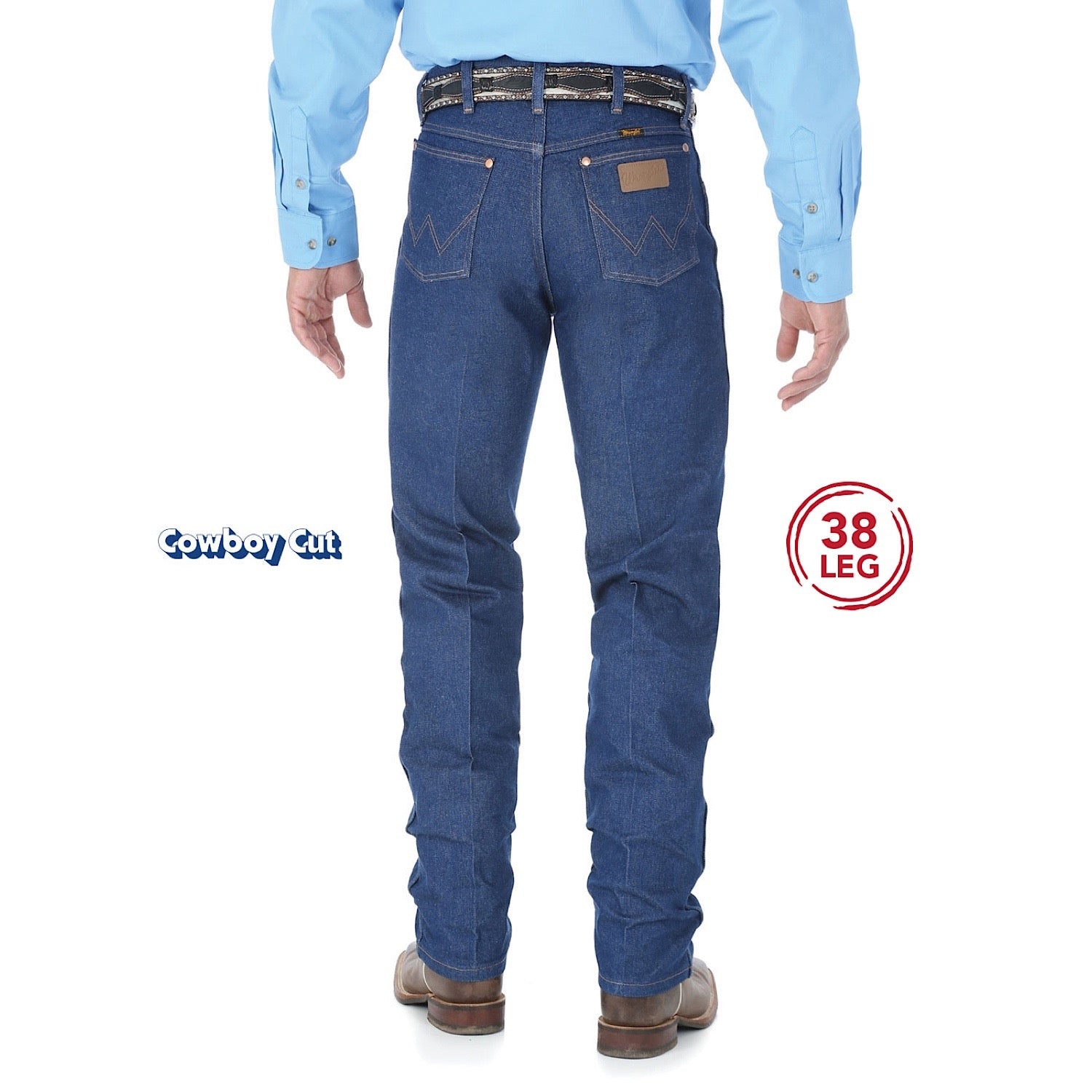 Wrangler Men's Cowboy Cut Original Fit Jean Rigid 38"